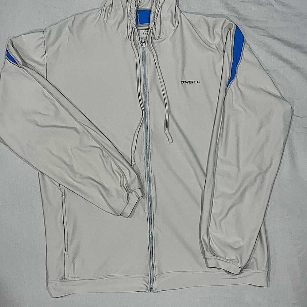 Men’s O’Neill Light Grey Zip Up Hoodie